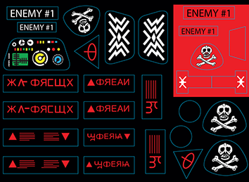 Shadowtrak Sticker Sheet